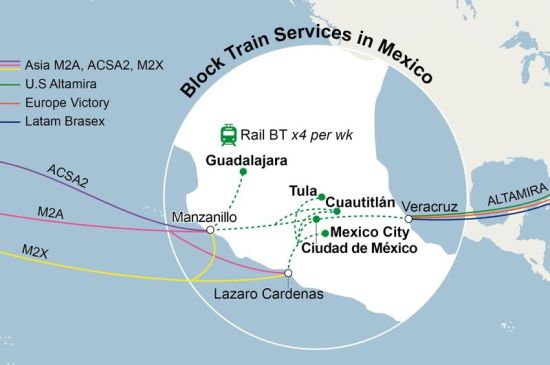 Naviera CMA CGM ingresa al mercado intermodal en México